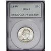 Image 1 : 1945 25C MS65 PCGS. Splashes of chestnut and ice-blue 1945[25C] MS65 PCGS.
