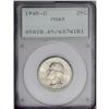 Image 1 : 1945-D 25C MS65 PCGS. A honey and stone-gray Gem with 1945-D[25C] MS65 PCGS.