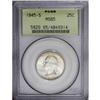Image 1 : 1945-S 25C MS65 PCGS. Trumpet tail S. Lustrous and nea 1945-S[25C] MS65 PCGS.