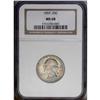 Image 3 : 1957 25C MS68 NGC.From The Houston Collection of Washi 1957[25C] MS68 NGC.