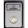 Image 1 : 1962 25C MS67 NGC.From The Houston Collection of Washi 1962[25C] MS67 NGC.