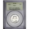 Image 1 : 1938 25C PR67 PCGS.From The Houston Collection of Wash 1938[25C] PR67 PCGS.