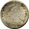 Image 1 : 1807 50C Draped Bust AU58 NGC. O-102, R.2. A richly de 1807[50C] Draped Bust AU58 NGC.