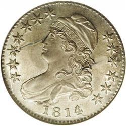 1814/3 50C MS64 NGC. O-101a, R.2. The top of the under 1814/3[50C] MS64 NGC.