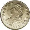 Image 1 : 1814/3 50C MS64 NGC. O-101a, R.2. The top of the under 1814/3[50C] MS64 NGC.