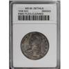 Image 1 : 1838 50C --Rims Filed, Cleaned--ANACS. MS60 Details. Th 1838[50C]--Rims Filed, Cleaned--ANACS. MS60 