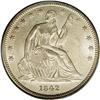 Image 1 : 1842 50C Small Date, Large Letters MS63 PCGS. 1842[50C] Small Date, Large Letters MS63 PCGS.