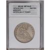 Image 3 : 1873-CC 50C Arrows--Artificially Toned--ANACS. MS60 De 1873-CC[50C] Arrows--Artificially Toned--ANAC
