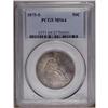 Image 1 : 1875-S 50C MS64 PCGS. Lushly toned in blended apple-gr 1875-S[50C] MS64 PCGS.