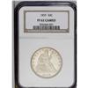 Image 1 : 1859 50C PR62 Cameo NGC. Gentle golden-brown toning vi 1859[50C] PR62 Cameo NGC.