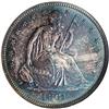 Image 1 : 1861 50C PR65 NGC. Intermingled ivory, lilac, and sea- 1861[50C] PR65 NGC.