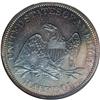 Image 2 : 1861 50C PR65 NGC. Intermingled ivory, lilac, and sea- 1861[50C] PR65 NGC.