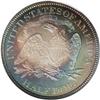 Image 2 : 1873 50C No Arrows PR66 NGC. Toned with vivid shades o 1873[50C] No Arrows PR66 NGC.
