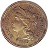 Image 1 : 1865 3C Three Cent Nickel, Judd-411, Pollock-482, High 1865[3C] Three Cent Nickel, Judd-411, Pollock