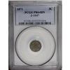 Image 3 : 1871 3C Three Cent Silver, Judd-1047, Pollock-1181, Hi 1871[3C] Three Cent Silver, Judd-1047, Polloc