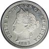 Image 1 : 1883 5C Liberty Head Five Cents, Judd-1710, Pollock-19 1883[5C] Liberty Head Five Cents, Judd-1710, 