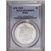 Image 1 : 1878 7/8TF S$1 Weak MS63 Deep Mirror Prooflike PCGS. F 1878 7/8TF[img border='0' src='http://www.her