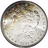 Image 1 : 1881-S S$1 MS66 PCGS. Alternating streaks of champagne 1881-S[img border='0' src='http://www.heritag