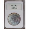Image 1 : 1881-S S$1 MS66 NGC. The obverse is colorfully toned i 1881-S[img border='0' src='http://www.heritag
