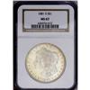 Image 1 : 1881-S S$1 MS67 NGC. Lovely golden-gray toning occurs 1881-S[img border='0' src='http://www.heritage