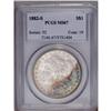 Image 1 : 1882-S S$1 MS67 PCGS. An arc of sea-green, electric-bl 1882-S[img border='0' src='http://www.heritag