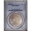 Image 1 : 1883-CC S$1 MS66 PCGS. Variegated forest-green, orange 1883-CC[img border='0' src='http://www.herita
