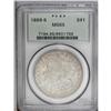 Image 1 : 1889-S S$1 MS65 PCGS. Mottled peach and dove-gray pati 1889-S[img border='0' src='http://www.heritag