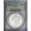 Image 1 : 1891-CC S$1 MS63 PCGS. VAM-3. A Top 100 Variety. Lustr 1891-CC[img border='0' src='http://www.herita