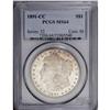 Image 1 : 1891-CC S$1 MS64 PCGS. Speckled champagne toning is ve 1891-CC[img border='0' src='http://www.herita