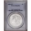 Image 1 : 1891-CC S$1 MS63 Prooflike PCGS. Nearly untoned surfac 1891-CC[img border='0' src='http://www.herita