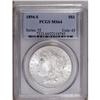 Image 1 : 1894-S S$1 MS64 PCGS. Frosty and brilliant. A handsome 1894-S[img border='0' src='http://www.heritag