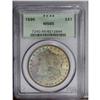 Image 1 : 1896 S$1 MS65 PCGS. Beautifully toned in lavish ice-bl 1896[img border='0' src='http://www.heritagec