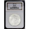Image 1 : 1896 S$1 MS66 NGC. Attractive silver-gray frosty surfa 1896[img border='0' src='http://www.heritagec