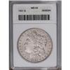 Image 3 : 1901 S$1 MS62 ANACS. Satiny silver surfaces with hazy 1901[img border='0' src='http://www.heritageco