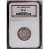 Image 1 : 1893 25C Isabella Quarter MS64 NGC. Soft luster peeks 1893[25C] Isabella Quarter MS64 NGC.