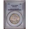 Image 1 : 1921 50C Alabama MS65 PCGS. A rich coating of uneven, 1921[50C] Alabama MS65 PCGS.