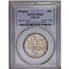 Image 1 : 1933-D 50C Oregon MS66 PCGS. Stone-gray and apricot to 1933-D[50C] Oregon MS66 PCGS.