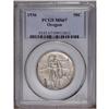 Image 1 : 1936 50C Oregon MS67 PCGS. Pearl-gray and mottled russ 1936[50C] Oregon MS67 PCGS.