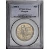 Image 1 : 1938-D 50C Oregon MS66 PCGS. Fully struck with olive a 1938-D[50C] Oregon MS66 PCGS.