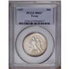 Image 1 : 1937 50C Texas MS67 PCGS. Satiny and untoned in the ce 1937[50C] Texas MS67 PCGS.