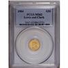 Image 1 : 1904 G$1 Lewis and Clark MS62 PCGS. Semi-bright aprico 1904[G$1] Lewis and Clark MS62 PCGS.