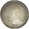 Image 1 : 1798 S$1 Large Eagle VF30 PCGS. B-27, BB-113. This var 1798[img border='0' src='http://www.heritagec