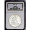 Image 3 : 1863 S$1 MS64 NGC. During the height of the Civil War, 1863[img border='0' src='http://www.heritagec