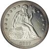 Image 1 : 1867 S$1 MS62 NGC. Ex: Richmond Collection. A heavily 1867[img border='0' src='http://www.heritageco