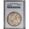 Image 1 : 1872-S S$1 --Cleaned--ANACS. AU58 Details. Minor highpo 1872-S[img border='0' src='http://www.herita