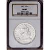 Image 1 : 1877-S T$1 MS62 NGC. A highly lustrous and nearly bril 1877-S[T$1] MS62 NGC.