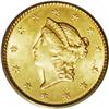 Image 1 : 1849 G$1 Open Wreath MS65 PCGS. A superbly struck exam 1849[G$1] Open Wreath MS65 PCGS.
