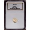 Image 1 : 1852 G$1 MS63 NGC. A lustrous straw-gold type coin wit 1852[G$1] MS63 NGC.