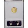 Image 4 : 1855-C G$1 --Cleaned--ANACS. AU55 Details. Variety 9-K. 1855-C[G$1]--Cleaned--ANACS. AU55 Details.