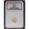 Image 1 : 1857 G$1 MS64 NGC. A bright, flashy Mint State coin th 1857[G$1] MS64 NGC.